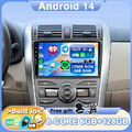 DAB+ FÜR TOYOTA COROLLA 2009~2014 ANDROID 14.0 AUTORADIO CAR PLAY QLED 6GB+128GB