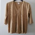 Twinset Top und Jacke TCM Gr. 36/38, wie neu, goldfarben