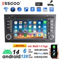 +DAB 6+128GB CarPlay Android Autoradio GPS Für Audi A4 S4 RS4 8E B6 B7 SWC AM FM