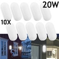 10X 20W LED Wandleuchte Feuchtraumleuchte außen Deckenlampe Innen Wannenleuchte