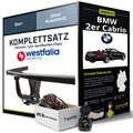 Für BMW 2er Cabrio Typ F23 Anhängerkupplung starr +eSatz 7pol 14-21 NEU