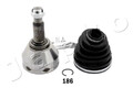 Antriebswellengelenk radseitig 62186 JAPKO für NISSAN QASHQAI / QASHQAI +2 I