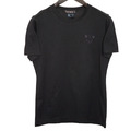 Damen-T-Shirt ESCADA Baumwolle schwarz Made in Italy Größe S IT40 FR36 US6 UK8 XME183