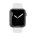 Apple Watch (Series 7) Edelstahl 45 mm GPS + Cellular - Graphit, Sportarmband...