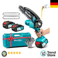 SEESII Akku-Kettensäge | 6 Zoll | Automatisches Öler | 900W Motor