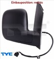 TYC 337-0131 Außenspiegel rechts Spiegel außen für VW 