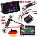 DE LED Digitalanzeige Volt Strom Spannungsmesser Voltmeter Amperemeter mit Shunt