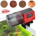 Fisch Goldfisch Futterautomat 200ml für Pellet Fishfeeder Teich Aquarium Tank