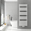 MCHEAT® Badheizkörper Handtuchheizkörper Design Heizkörper Mittelanschluss Weiß