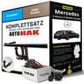 Für MERCEDES C T-Modell Typ S205 Anhängerkupplung abnehmbar +eSatz 13pol 14- PKW