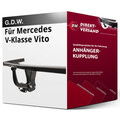 Für Mercedes V-Klasse Vito Typ W639 (G.D.W.) Anhängerkupplung starr neu top