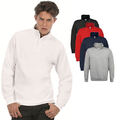 Herren B&C Sweatjacke Zip Neck Stehkragen Sweatshirt Shirt Pullover S - 3XL