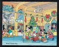 Weihnachten 1988, St. Vincent,  Micky`s Weihnachts-Zug, Micky Maus am Bahnhof
