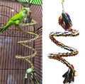 ✅Vogel Weidenseil Seil Spirale Vogelspielzeug für Papageien🦜Wellensittiche Sitz