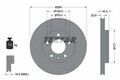 2x TEXTAR Bremsscheibe PRO 92121403 für VW TRANSPORTER MULTIVAN T6 T5 7HB Bus