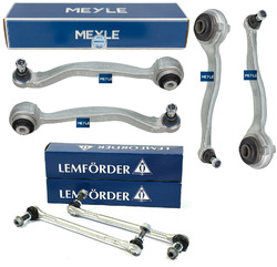 4X MEYLE QUERLENKER + 2X LEMFÖRDER KOPPELSTANGE FÜR MERCEDES C  W204 S204 204