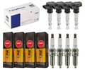 4x BERU Zündspule +4x NGK Zündkerze V-Line passend für Renault Scénic I