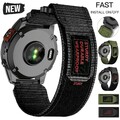 Rugged Nylon Armband Für Garmin Fenix 8 E 7 7X 6 6X Pro 5 5X 3 HR Epix Quick Fit