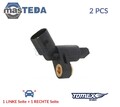 TX 51-51 ABS SENSOR DREHZAHLFÜHLER VORNE TOMEX BRAKES 2PCS FÜR AUDI TT,A3,8L1