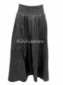 ROXA HOT Damen-Rock aus echtem Lammfell aus echtem Leder schwarz modischer...