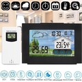 LCD Funk Wetterstation mit Farbdisplay & Außensensor |Empfangssignal Uhr Wecker