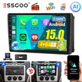 Android 15 DAB+ Autoradio Für Ford Focus Transit MK7 S-Max 4+64GB Carplay GPS AI