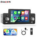 5 Zoll 1 Din Autoradio mit Apple Carplay Android Auto USB Bluetooth FM Bldschirm