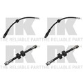 4xNK BREMSSCHLÄUCHE VORNE+HINTEN passend für FIAT FIORINO LINEA PEUGEOT BIPPER