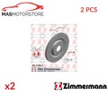 BREMSSCHEIBEN SATZ PAAR HINTEN ZIMMERMANN 100335852 2PCS P FÜR AUDI A4,A5,A6,A7