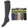 HERREN Wellington lange Wollmischung Stiefel Welly Socken UK 6-11, 3-6-12 Paar