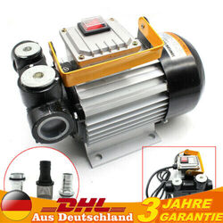 60L/min 550W Heizölpumpe Dieselpumpe Selbstansaugend 220V Pumpe Ölabsaugpumpe