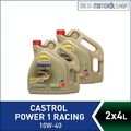 Castrol Power 1 Racing 4T 10W-40 2x4 Liter = 8 Liter