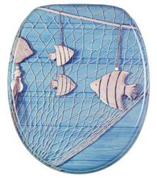 KLOBRILLE TOILETTENSITZ TOILETTENBRILLE WC BRILLE SITZE KLOSITZ BLAU SEEFAHRT