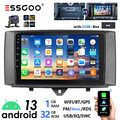 DAB+ CarPlay Für Smart Fortwo 451 2010-15 Autoradio 32G Android 13 NAVI WIFI KAM