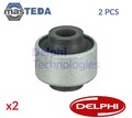 TD1854W QUERLENKER LAGER LAGERBUCHSE VORNE NIEDRIGER DELPHI 2PCS NEU