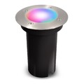 SSC-LUXon LED Bodeneinbaustrahler KALPA rund silber IP67 Smart LED RGB+W dimmbar