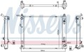 Nissens 606263 Kühler, Motorkühlung für HYUNDAI KIA Kühlung
