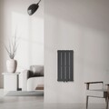Paneelheizkörper Einlagig Anthrazit Flachheizkörper Designheizkörper 300x600mm