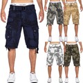 Geographical Norway Herren Shorts Kurze Hose Bermuda Camouflage inkl. Gürtel 