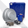 ATE Bremsscheiben 253mm +Beläge hinten für VW Golf 5 6 Plus Caddy 3 Scirocco