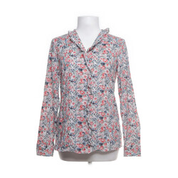 Peter Hahn, Bluse, Größe: 38, Weiß/Mehrfarbig, Baumwolle, Blumen, Damen #Mnk