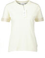 NEU! Calvin Klein Damen T-Shirt mit Logo-Stitching  creme Gr.XL