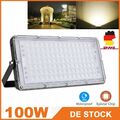 100W LED Fluter Modul Flutlicht Ultra Dünn Garten Scheinwerfer Außenstrahler