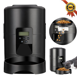 Katzen Hunde Futterautomat Automatischer Futterspender Trockenfutterspender 2L