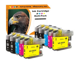 10 XL Patronen für Brother LC-223 DCP-J4120DW MFC-J5320DW J4420DW J480DW J4620DW