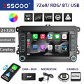 DAB 2+32G CarPlay Android 13 Autoradio BT USB Für VW GOLF 5 6 Polo Passat Touran