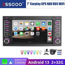 Carplay Autoradio Android 13 GPS Nav WiFi Kamera Für VW Touareg Transporter V T5