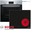 Herdset Autark Einbaubackofen Bosch + Glaskeramik Kochfeld Touch Kontrol NEU&OVP