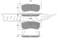 TOMEX Brakes Bremsbelagsatz Scheibenbremse TX 15-64 für HYUNDAI SANTA FÉ 2 CM A1