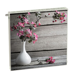 Magnet Heizkörperverkleidung Heizkörperabdeckung Heizung Abdeckung Grau Blumen